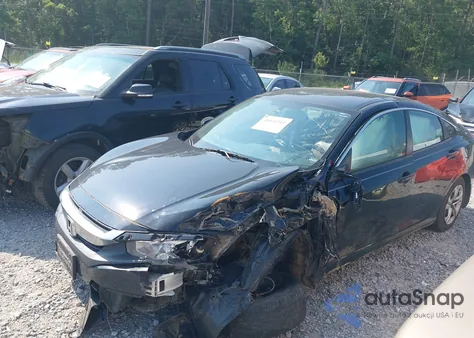 2018 Honda Civic Lx from USA, damaged, VIN 19XFC2F54JE033365